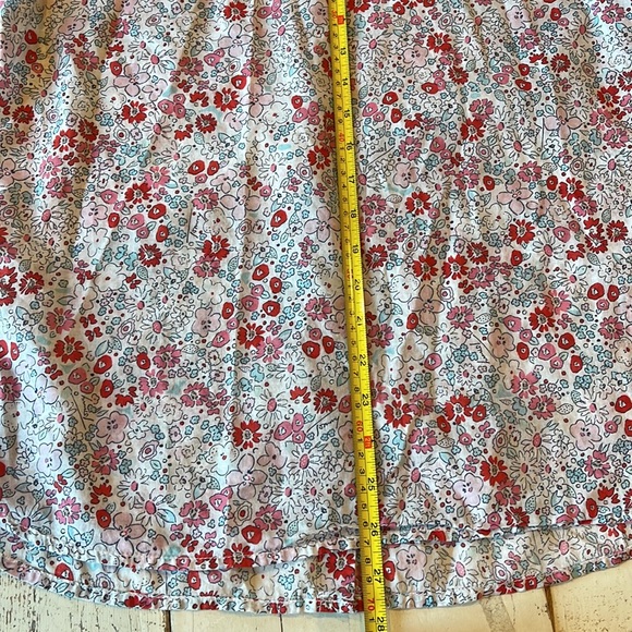 Tommy Hilfiger button down short sleeve floral blouse - Picture 7 of 7